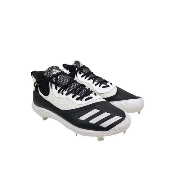 adidas gazelle silver green womens adidas Men's Icon V Bounce TPU Baseball Cleats, 12 / White/Silver